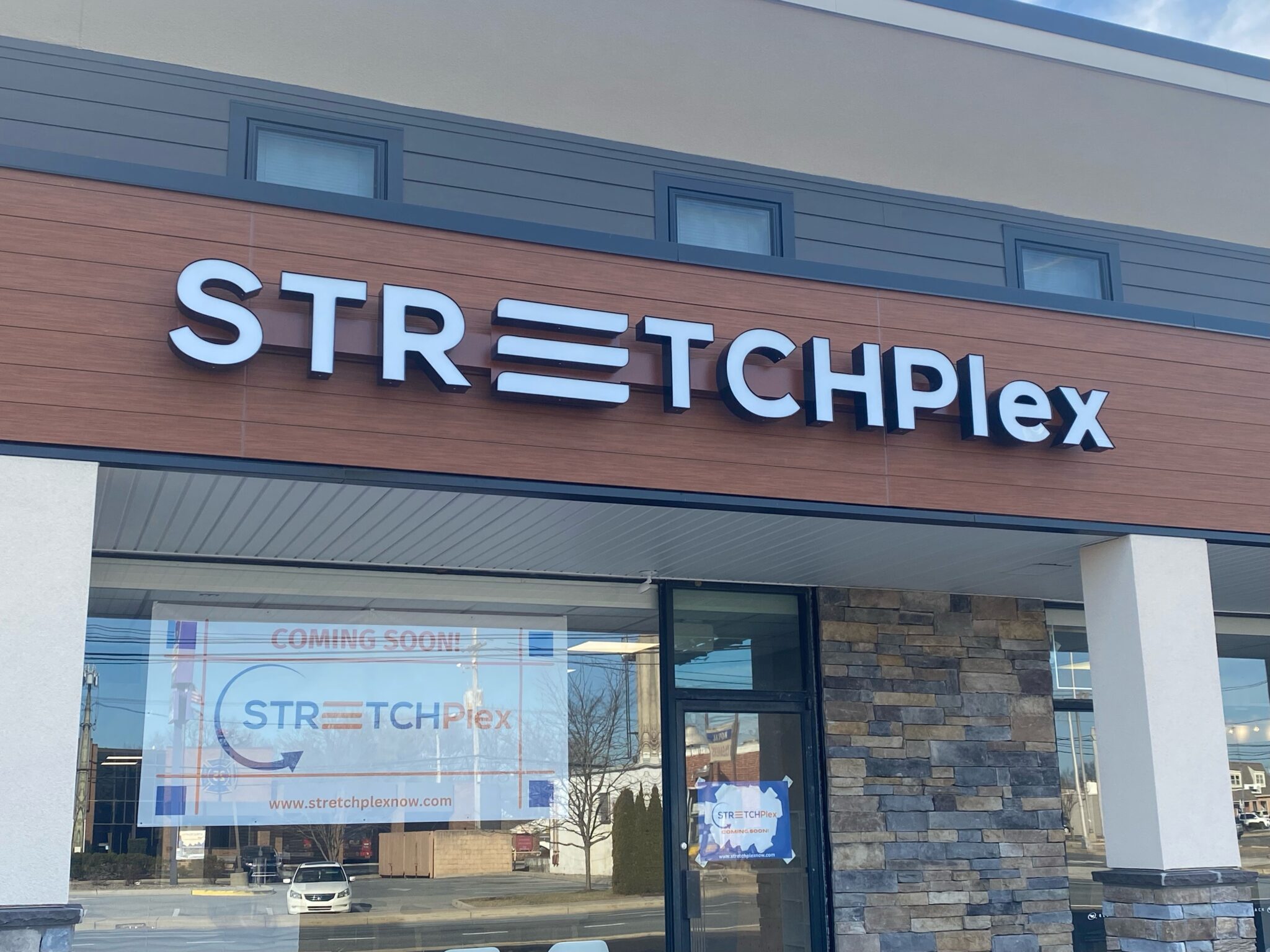 new sign for Stretchplex 2 2023 2
